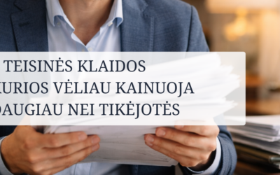 Kai norisi paprastumo: kodėl skuboti teisiniai sprendimai vėliau kainuoja brangiau