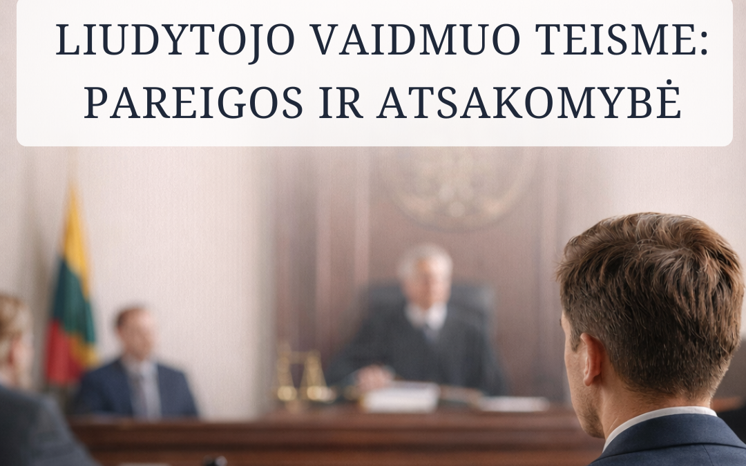Liudytojo vaidmuo teisme